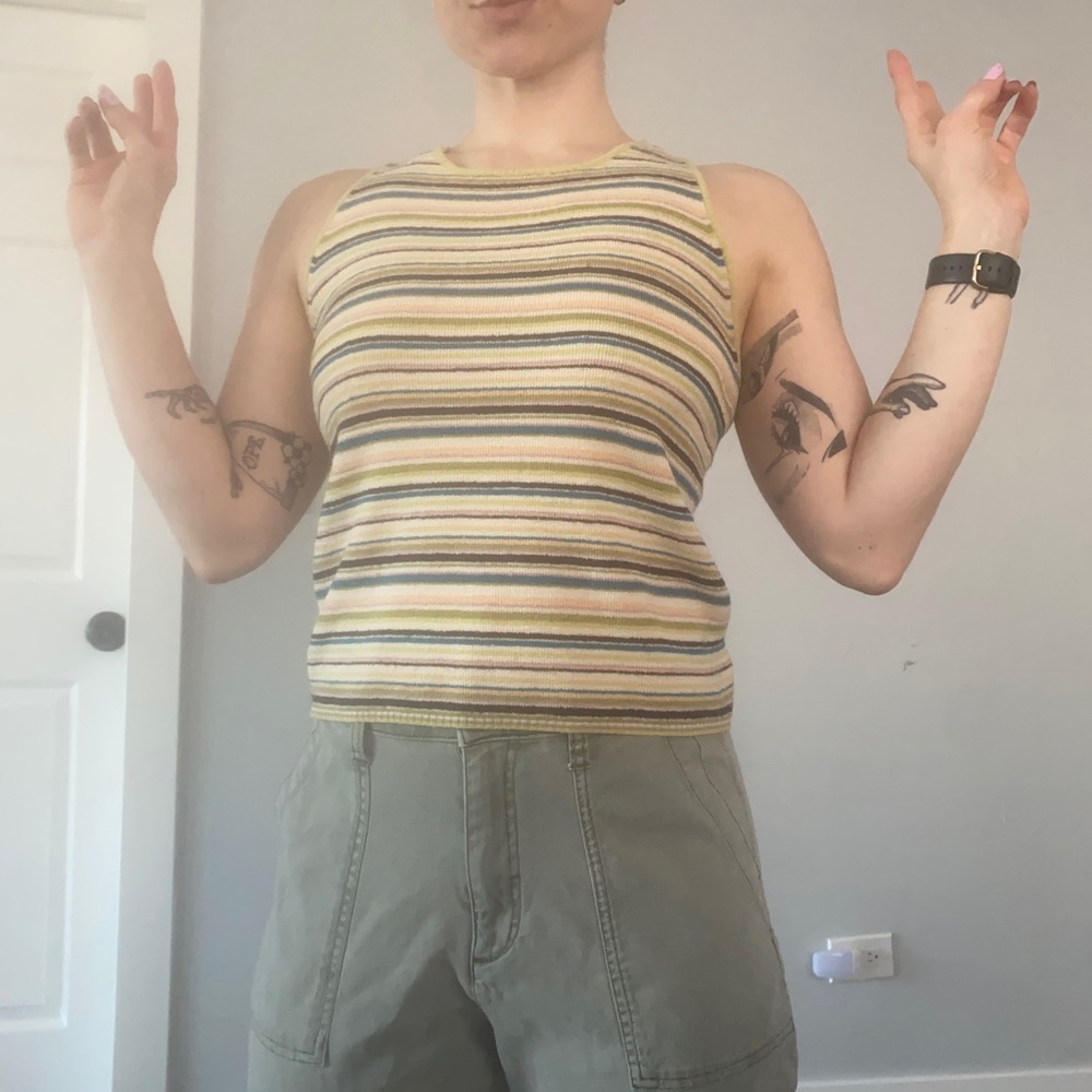 sweater tank top